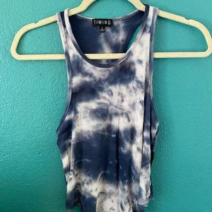 Tie dye top. Flowy beautiful fabric